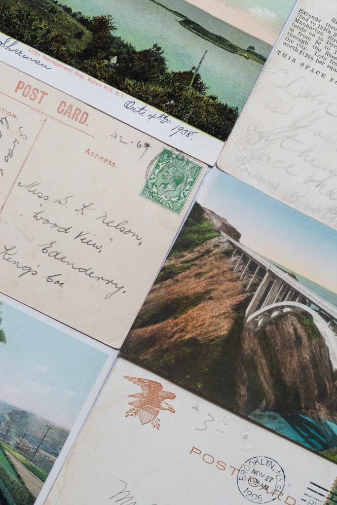 Postcard and correspondence collection