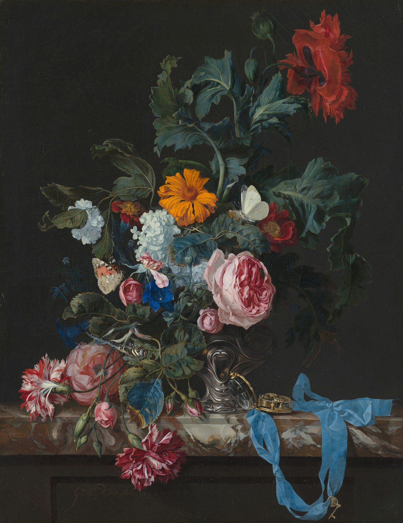 Floral still-life art print